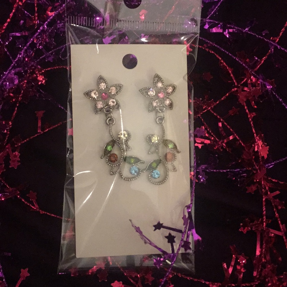 Unique gemstone earrings